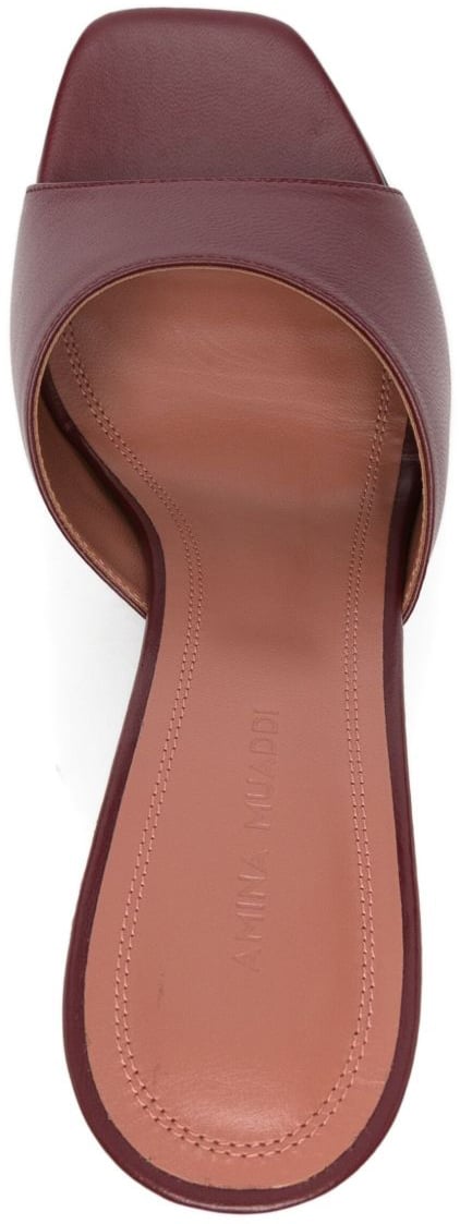 Amina Muaddi Sandals Bordeaux Maroon