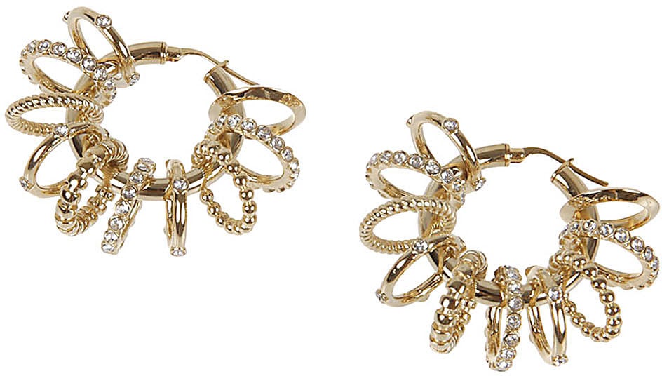 Amina Muaddi Bijoux Golden Goud