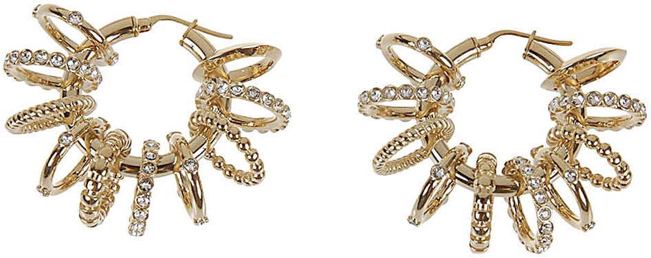 Amina Muaddi Bijoux Golden Goud