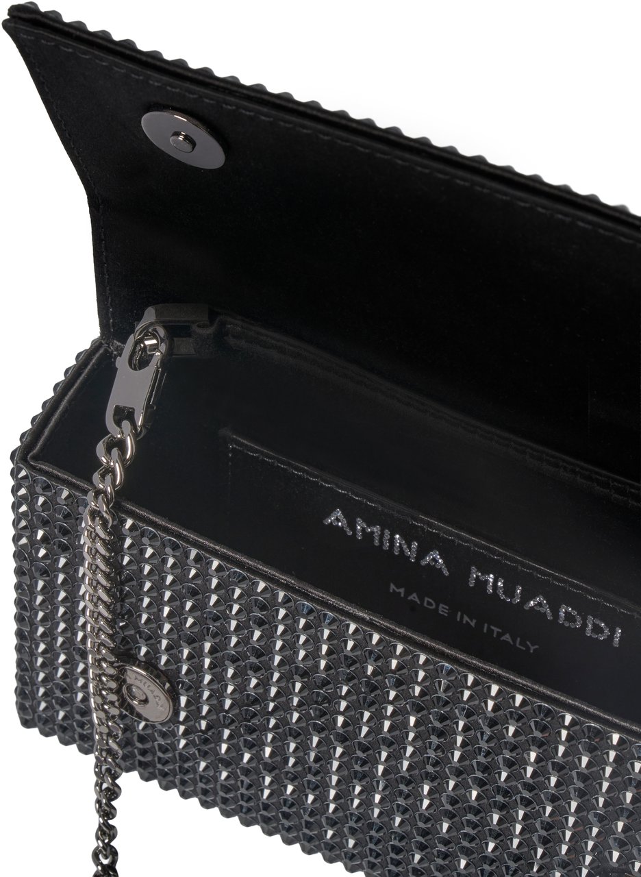 Amina Muaddi Bags Black Zwart