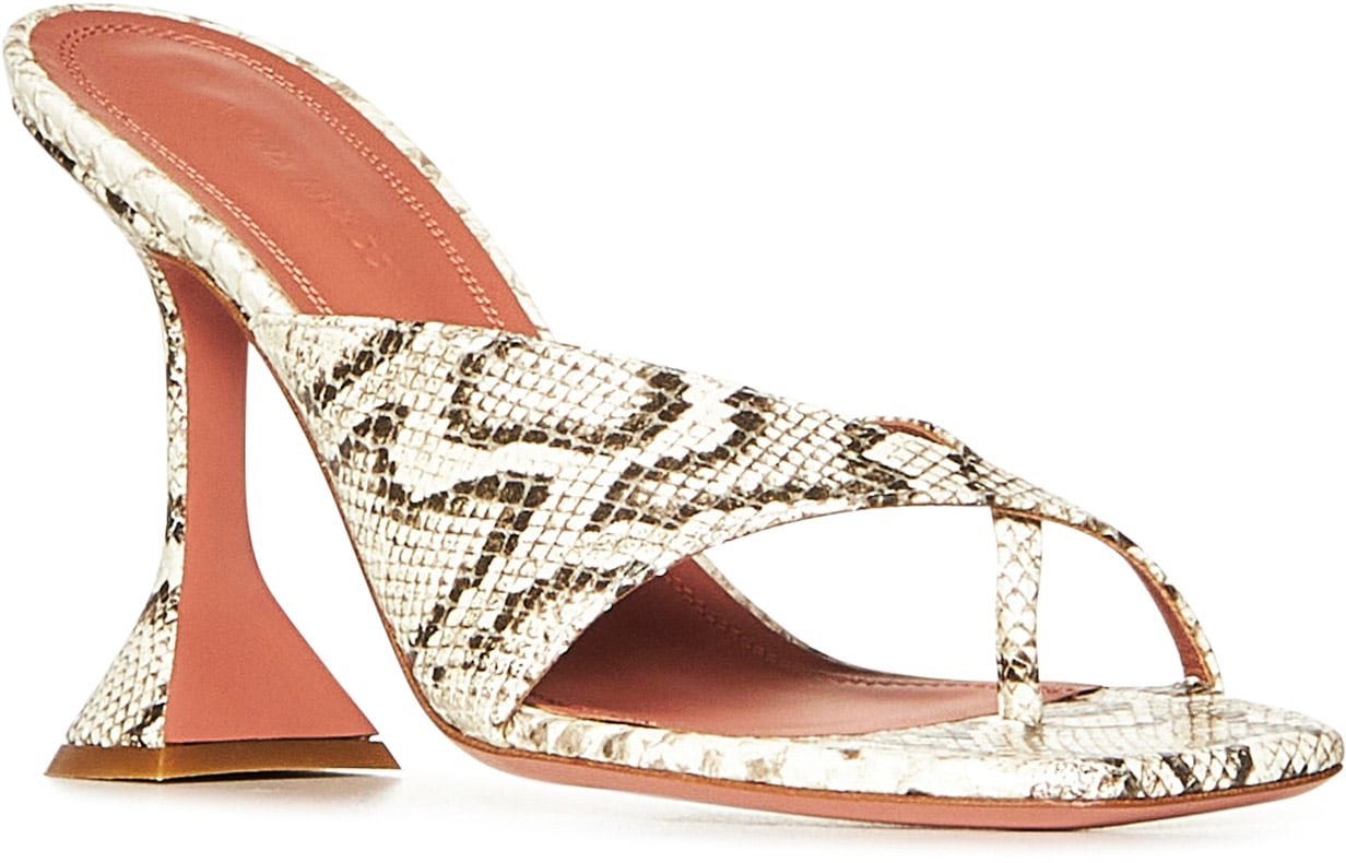 Amina Muaddi Sandals Beige Beige