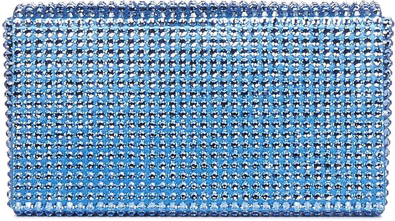 Amina Muaddi Bags Blue Blauw