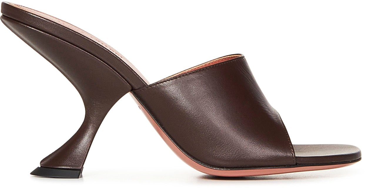 Amina Muaddi Sandals Brown Bruin