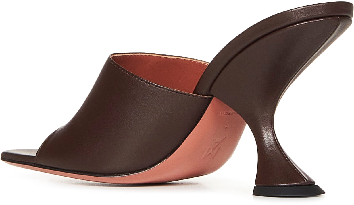 Amina Muaddi Sandals Brown Bruin