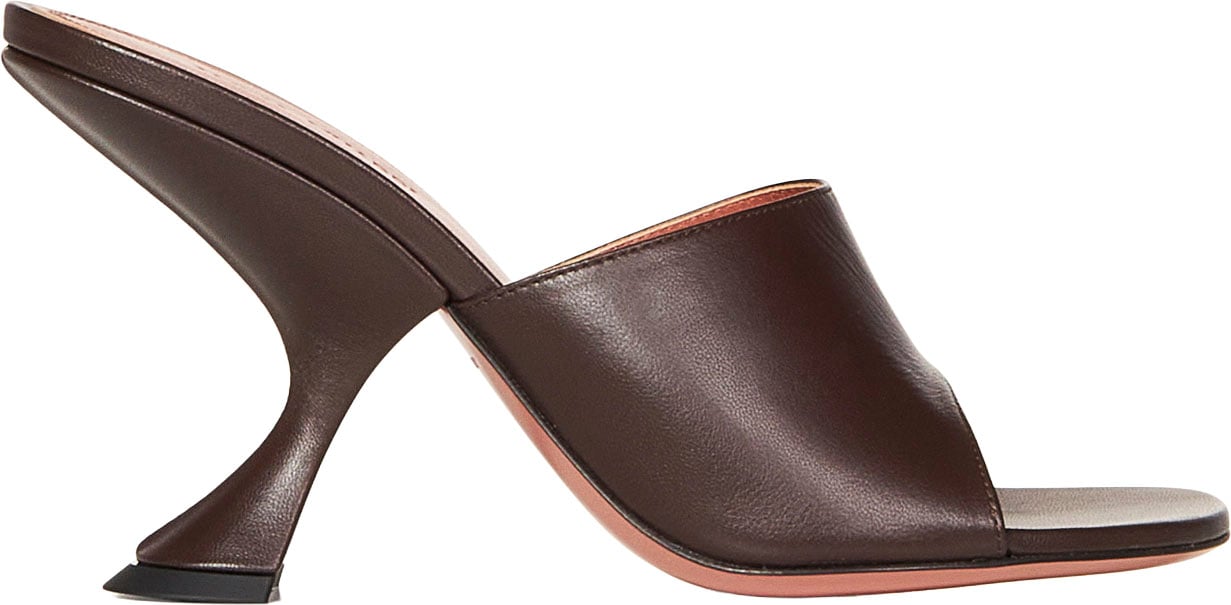 Amina Muaddi Sandals Brown Bruin