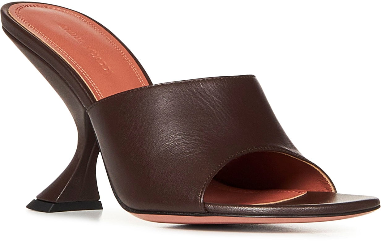 Amina Muaddi Sandals Brown Bruin