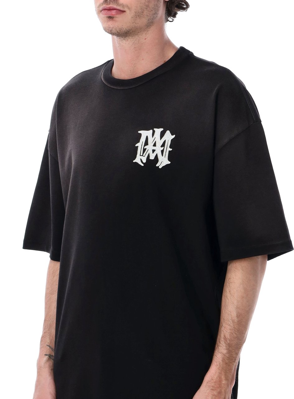 Amiri Hollywood Tee Nero Zwart