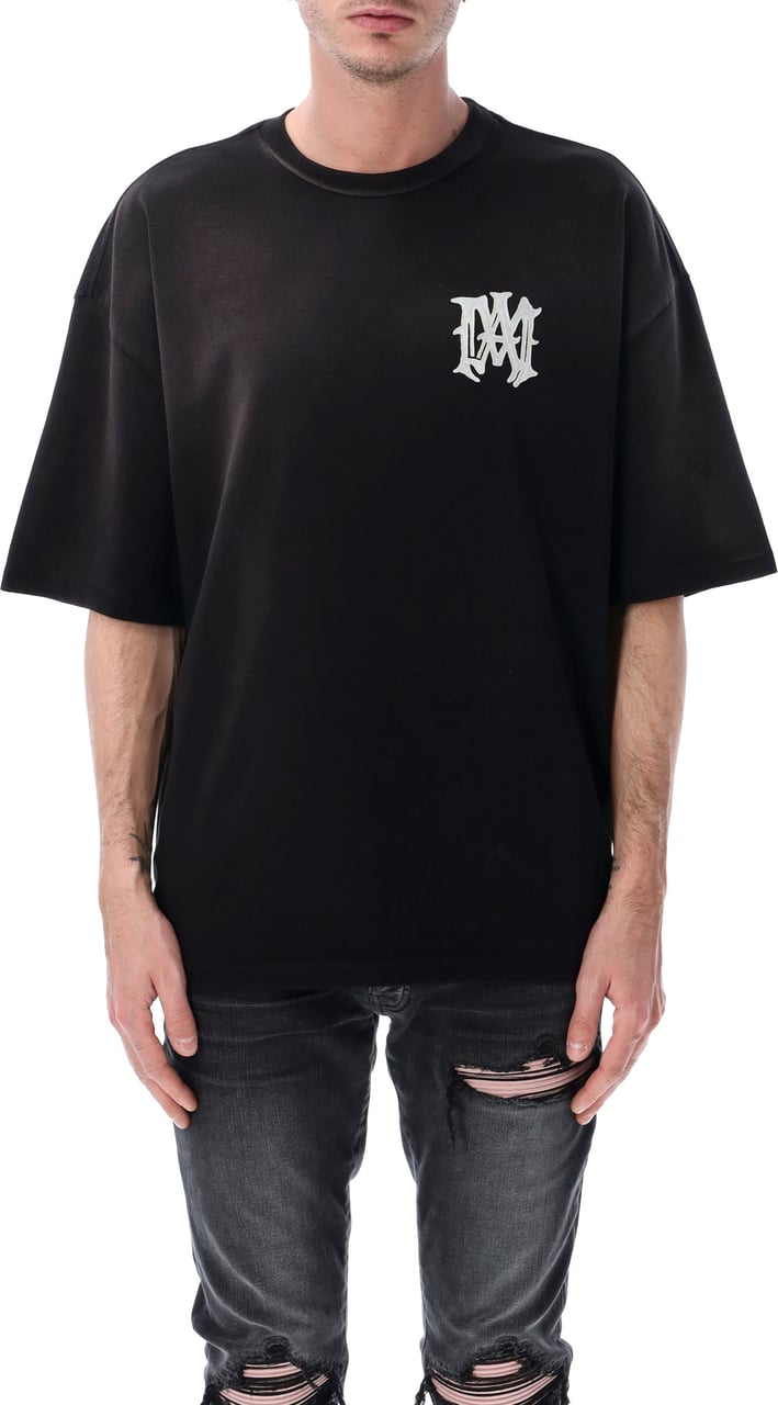 Amiri Hollywood Tee Nero Zwart
