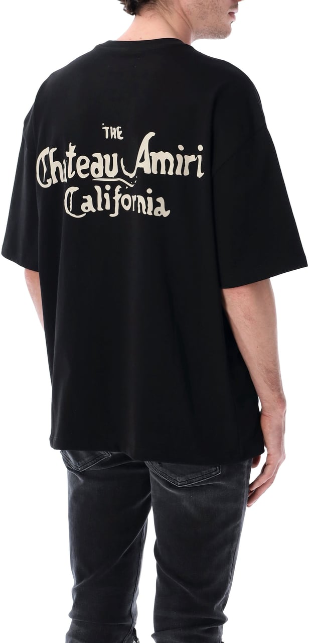 Amiri Chateau Tee Nero Zwart
