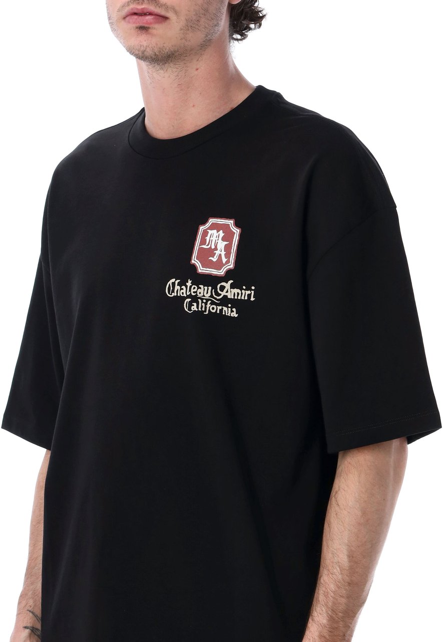 Amiri Chateau Tee Nero Zwart