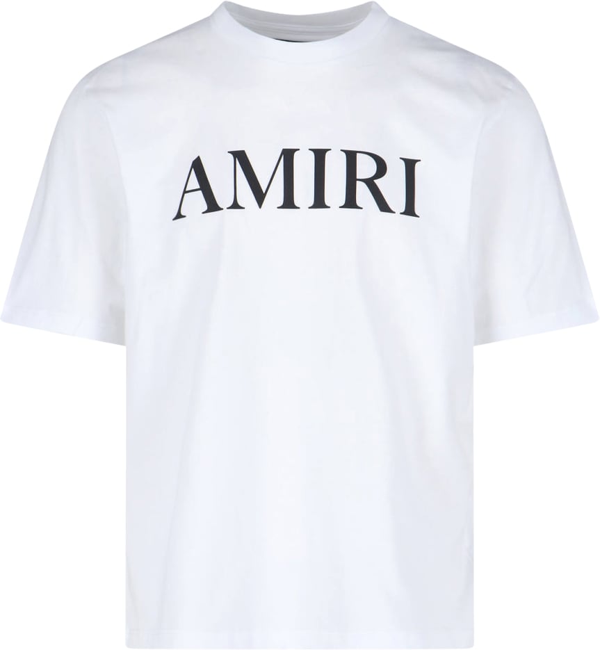 Amiri White Core Logo Cotton T-Shirt Wit