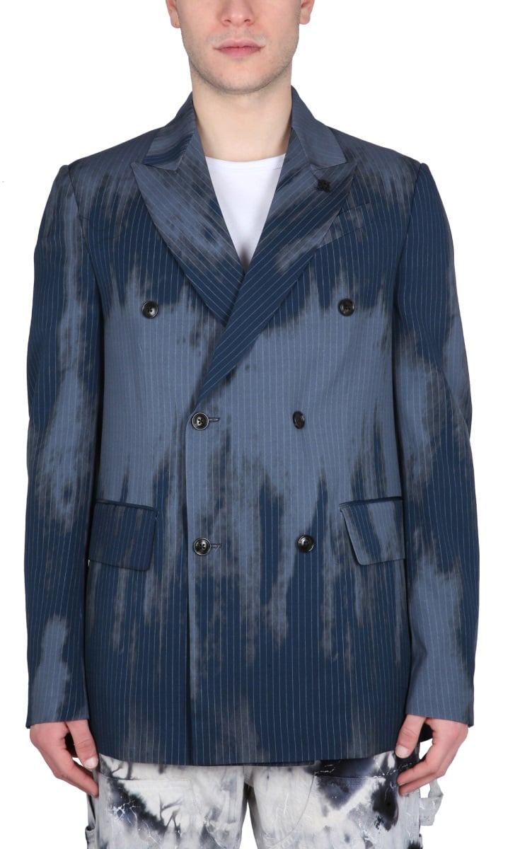 Amiri RELAXED FIT JACKET Blauw