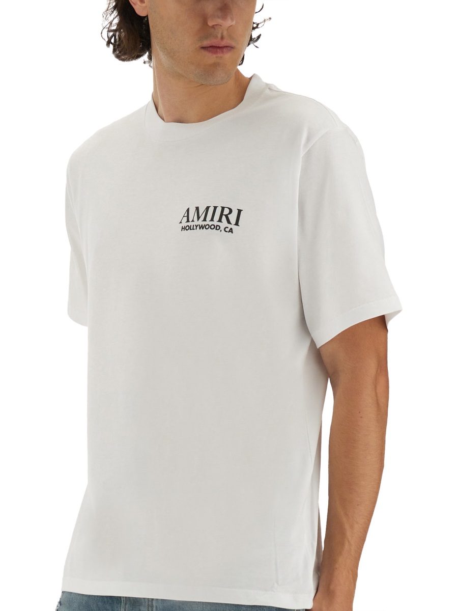Amiri BONES STACKED PRINT T-SHIRT Wit
