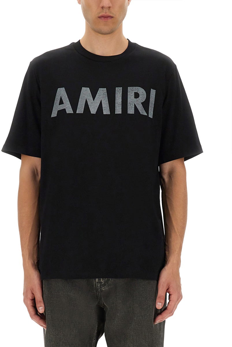 Amiri AMIRI STENCIL PRINT T-SHIRT Zwart