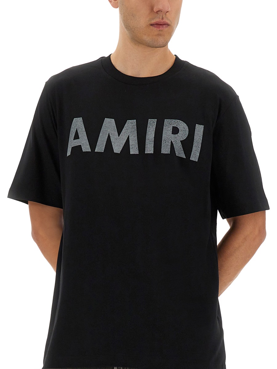 Amiri AMIRI STENCIL PRINT T-SHIRT Zwart