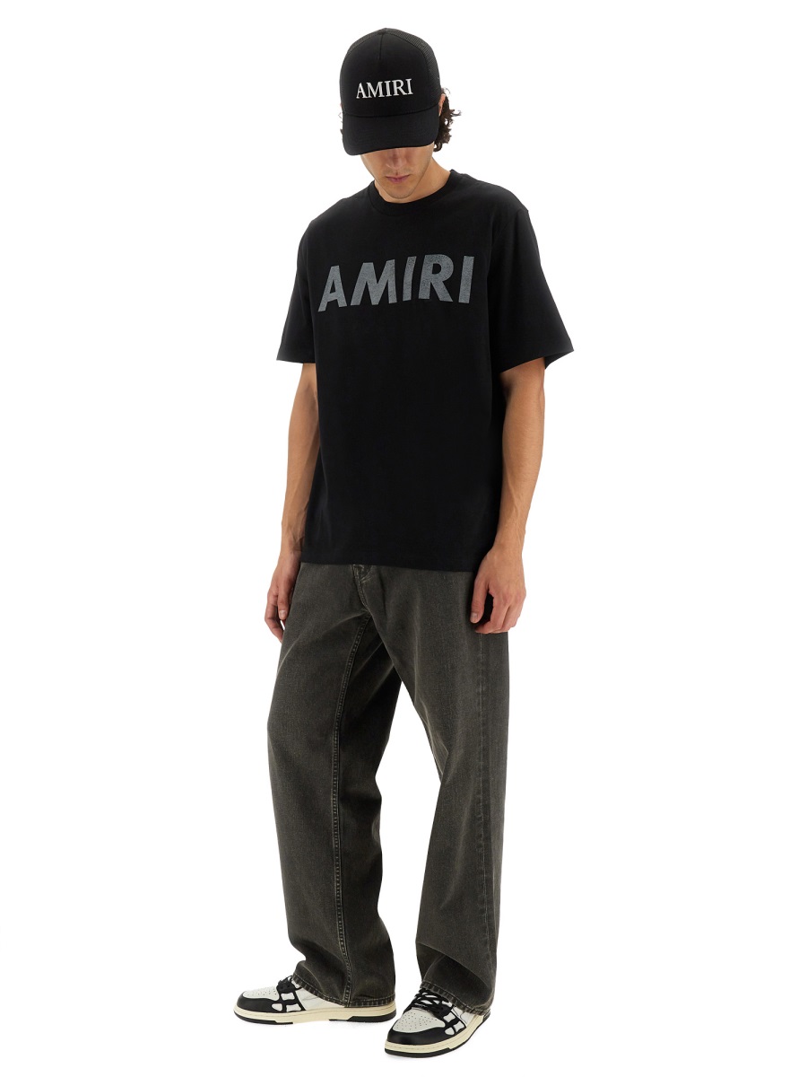 Amiri AMIRI STENCIL PRINT T-SHIRT Zwart