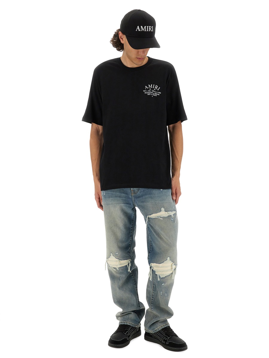 Amiri AMIRI ARTS DISTRICT PRINT T-SHIRT Zwart