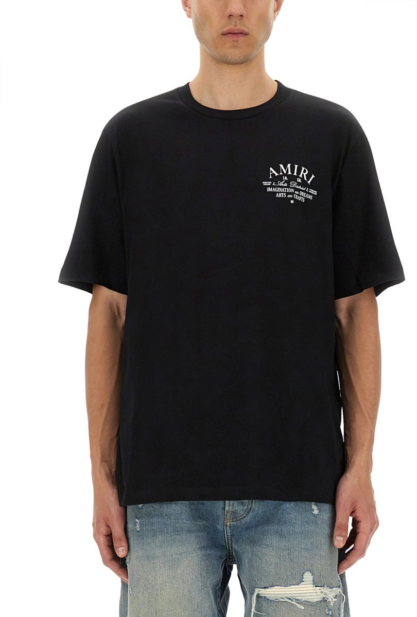 Amiri AMIRI ARTS DISTRICT PRINT T-SHIRT Zwart