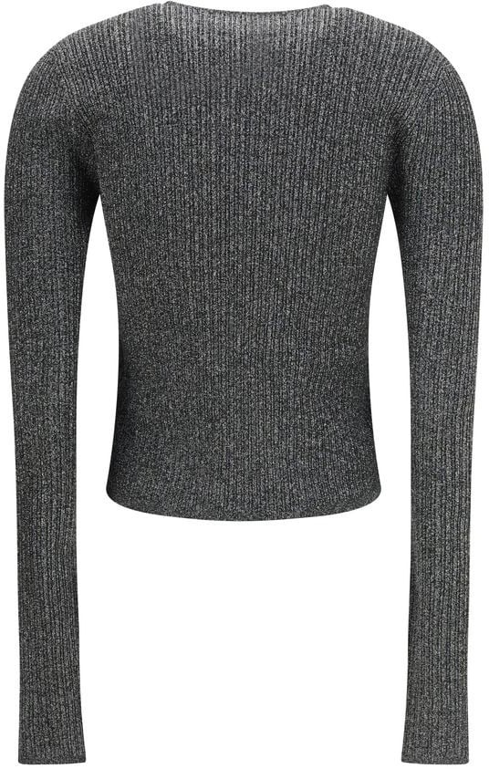 Amiri Black Viscose Cardigan Zwart