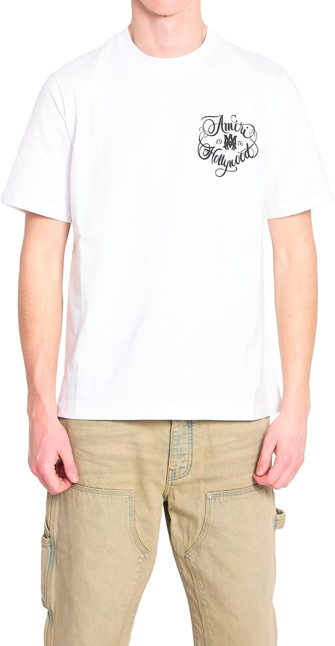Amiri Hollywood T-shirt Wit