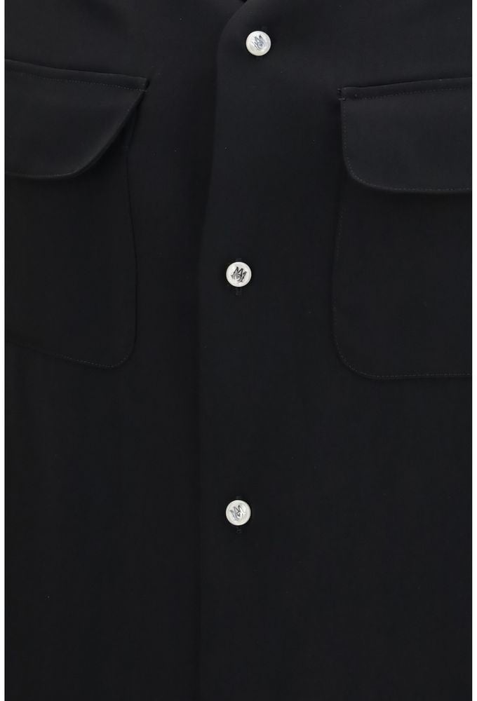 Amiri Black Polyester Shirt Zwart