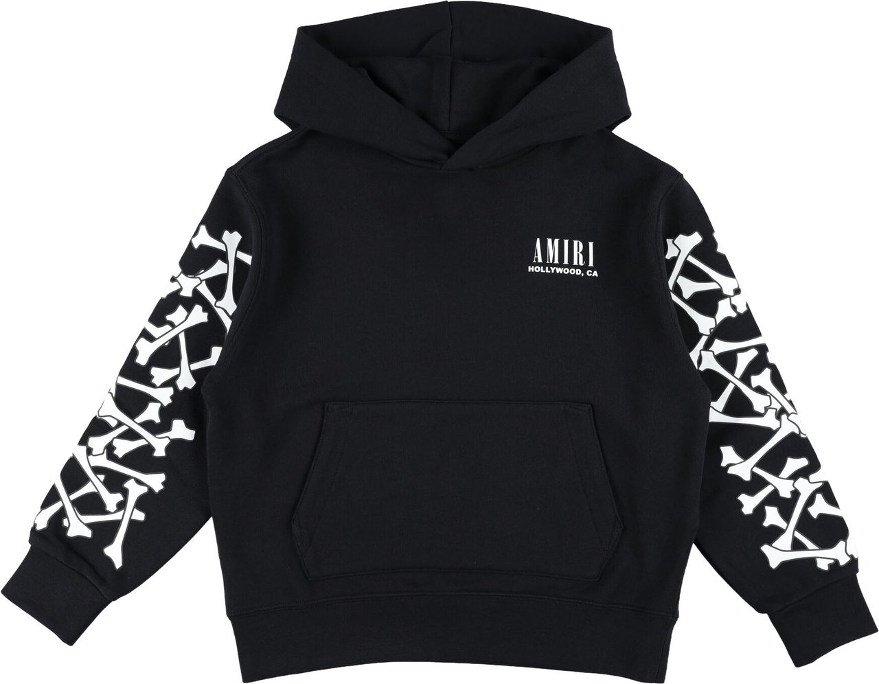 Amiri Bones Hoodie Nero Zwart