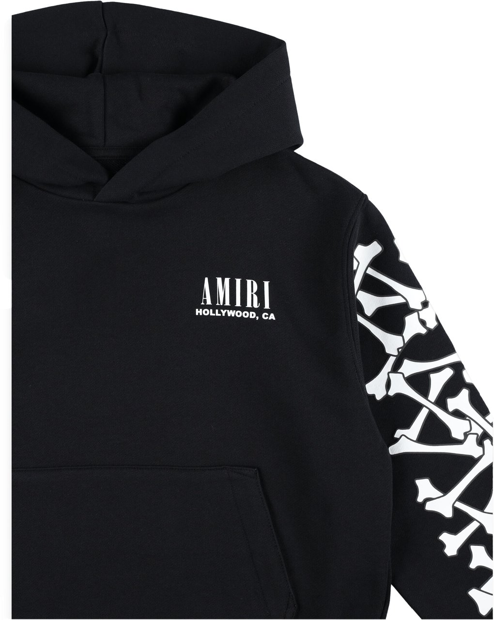 Amiri Hoodie Bones Nero Zwart