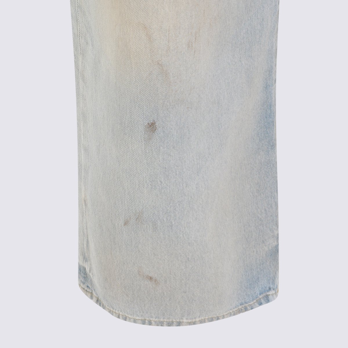 Amiri Relaxed Straight-Leg Jeans With Distressed Detailing Grijs