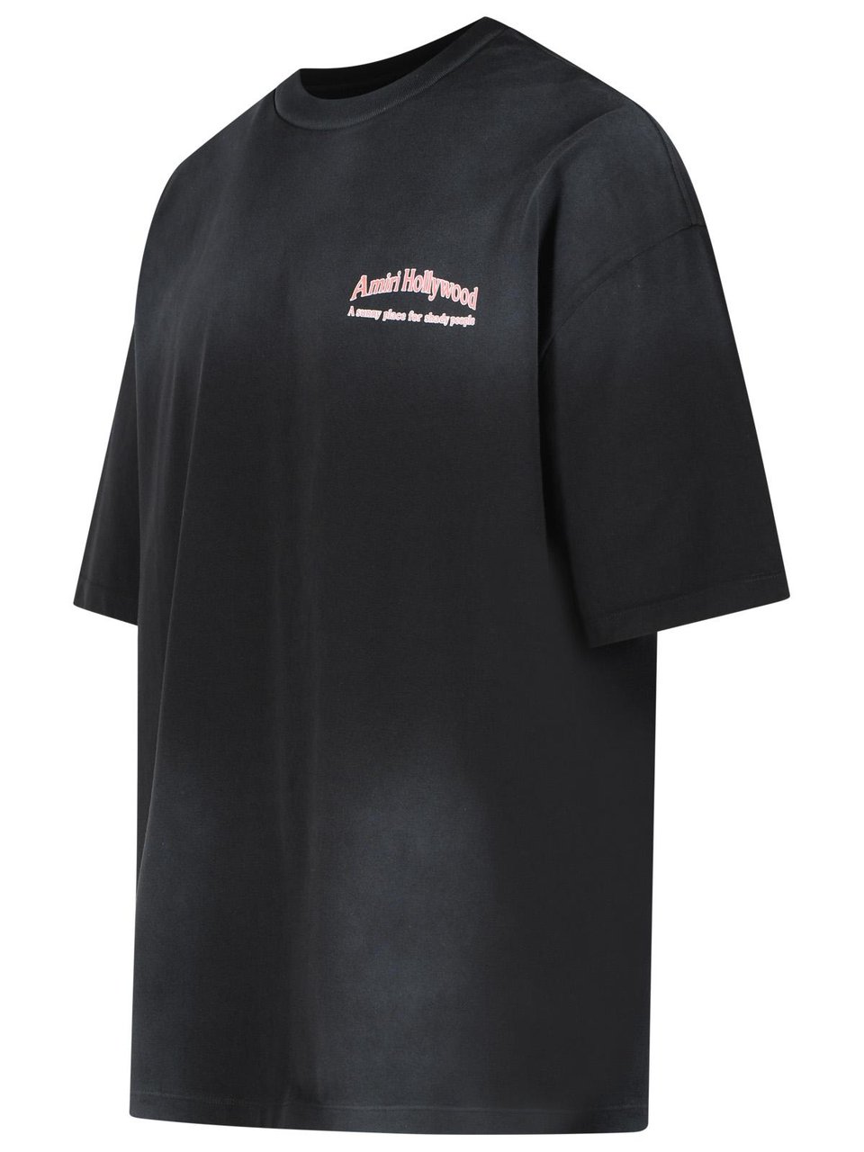 Amiri 'Sunny Place' Black Cotton T-Shirt Zwart