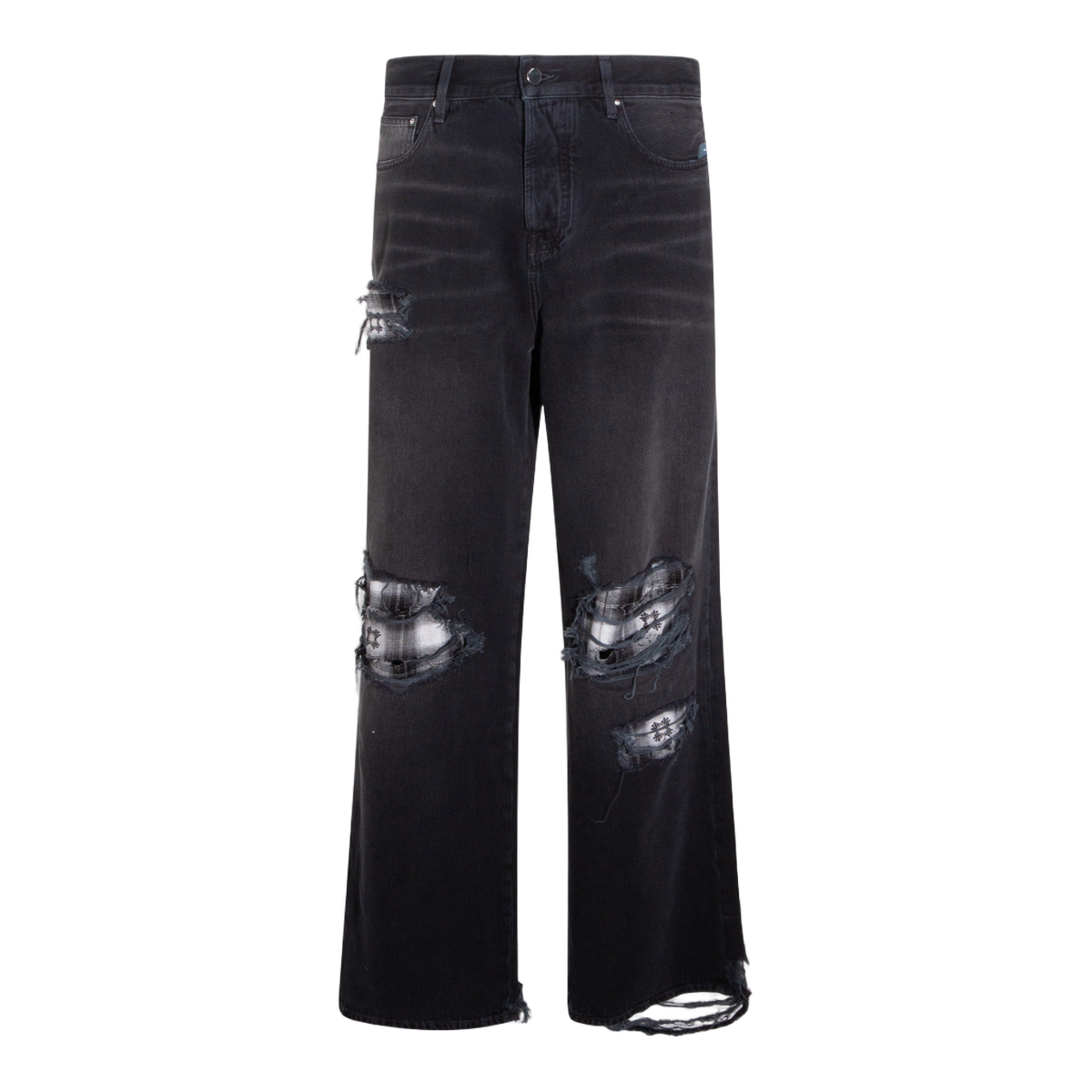 Amiri Straight-Leg Jeans With Traditional Five-Pocket Styling Zwart