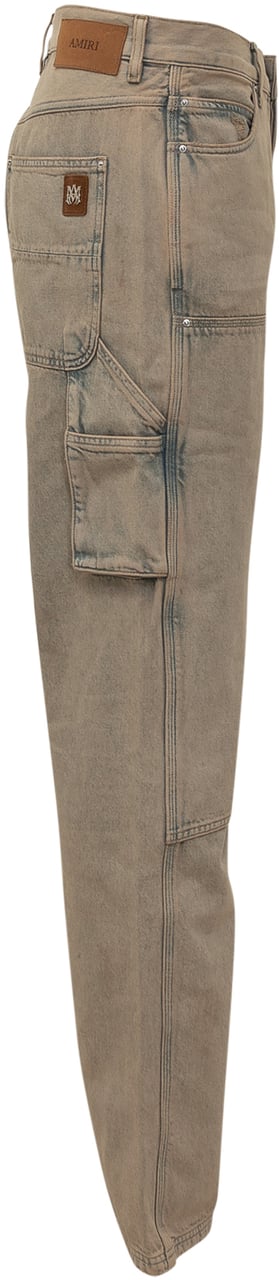Amiri Pantaloni Carpenter Taupe