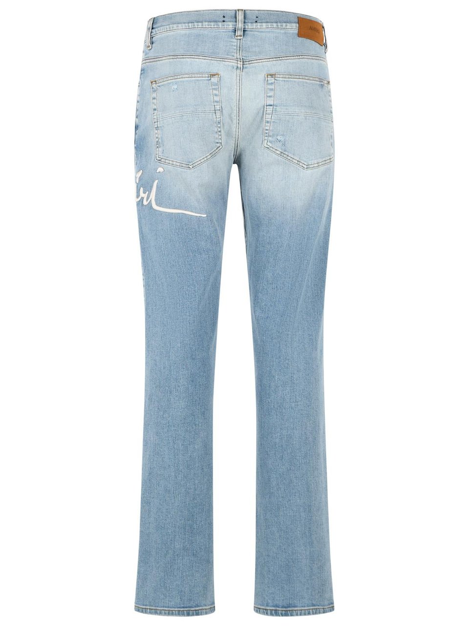 Amiri 'Slim' Light Blue Cotton Jeans Blauw