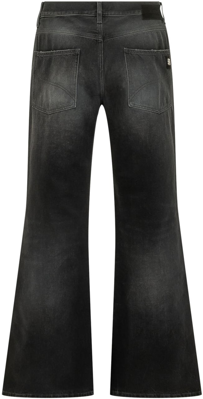 Amiri Jeans Boot Cut con Cinque Tasche e Gamba Svasata Donkergrijs