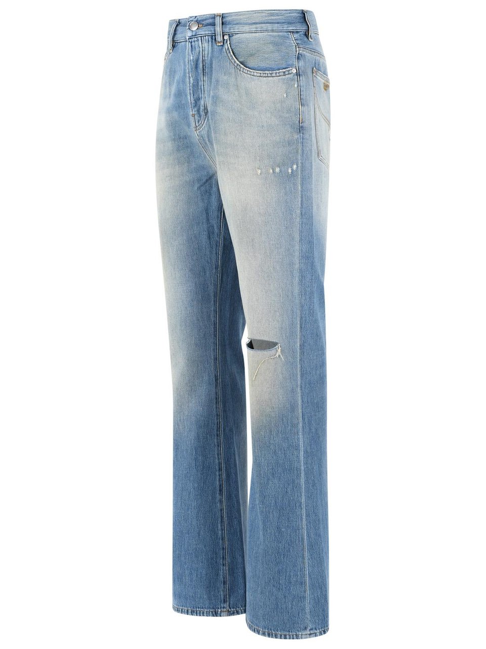 Amiri 'Slash Bootcut' Light Blue Denim Jeans Blauw