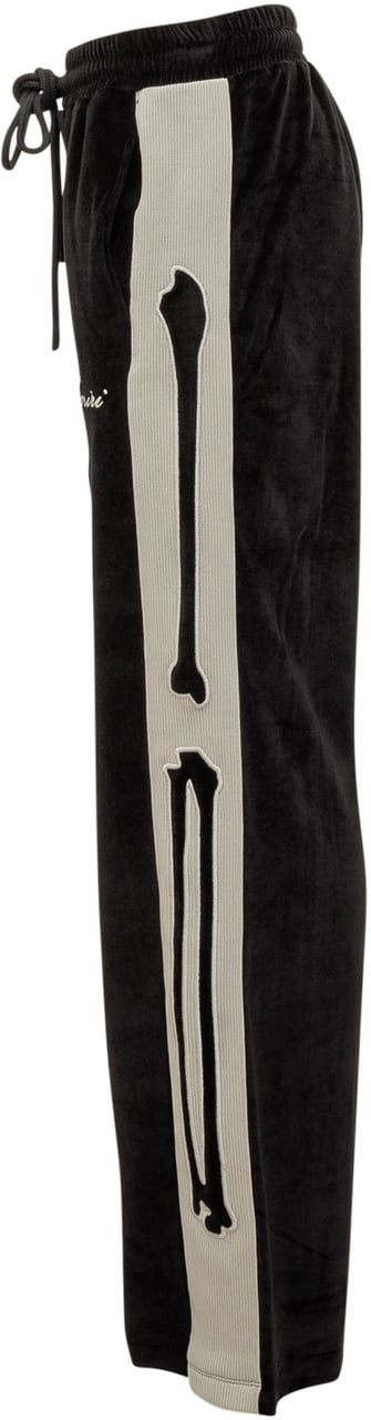 Amiri Pantaloni Track Bones Zwart