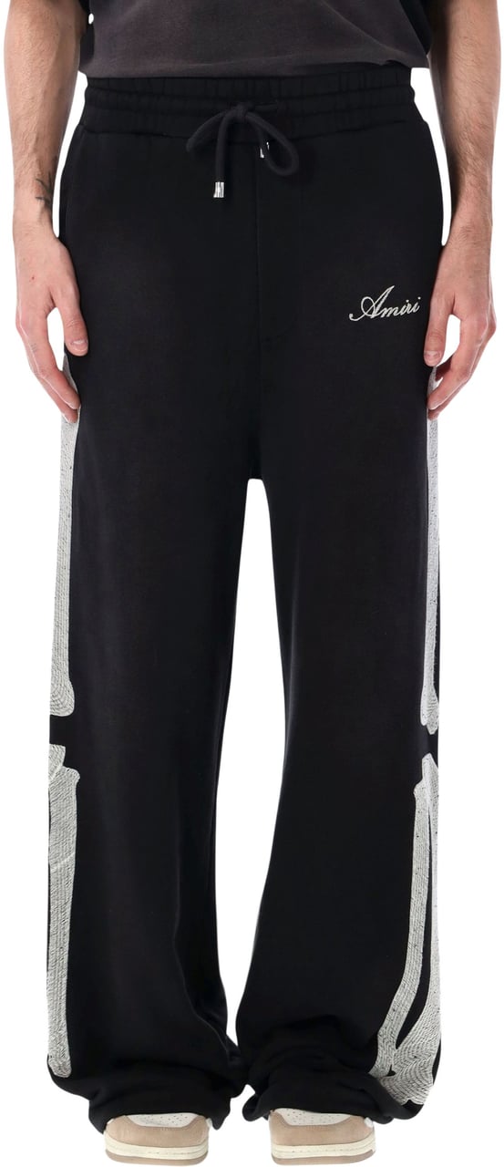 Amiri Bones Sweatpant Nero Zwart