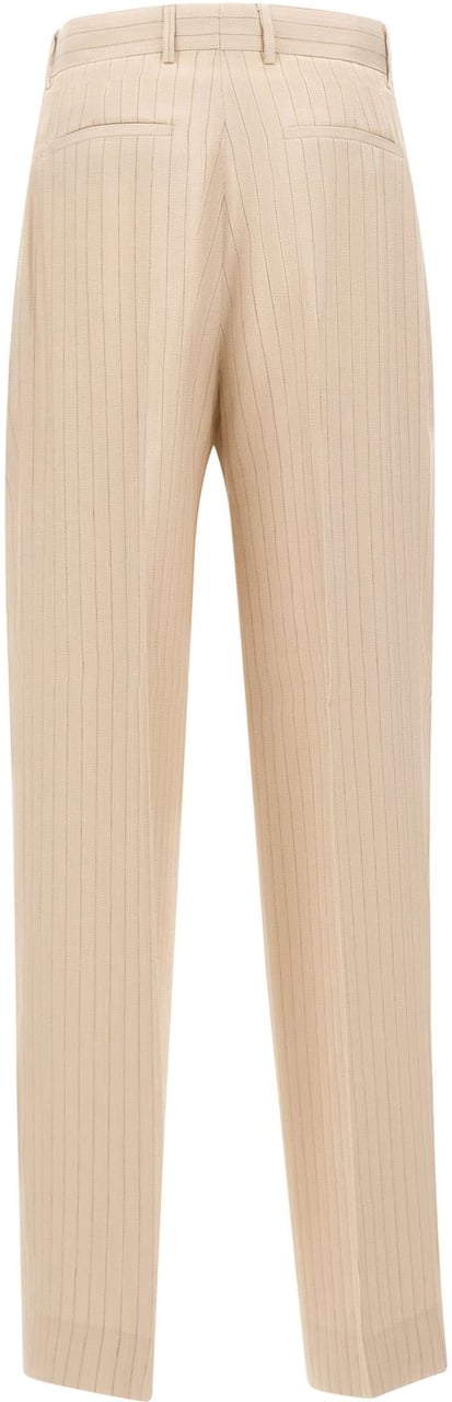Amiri Trousers Beige Beige
