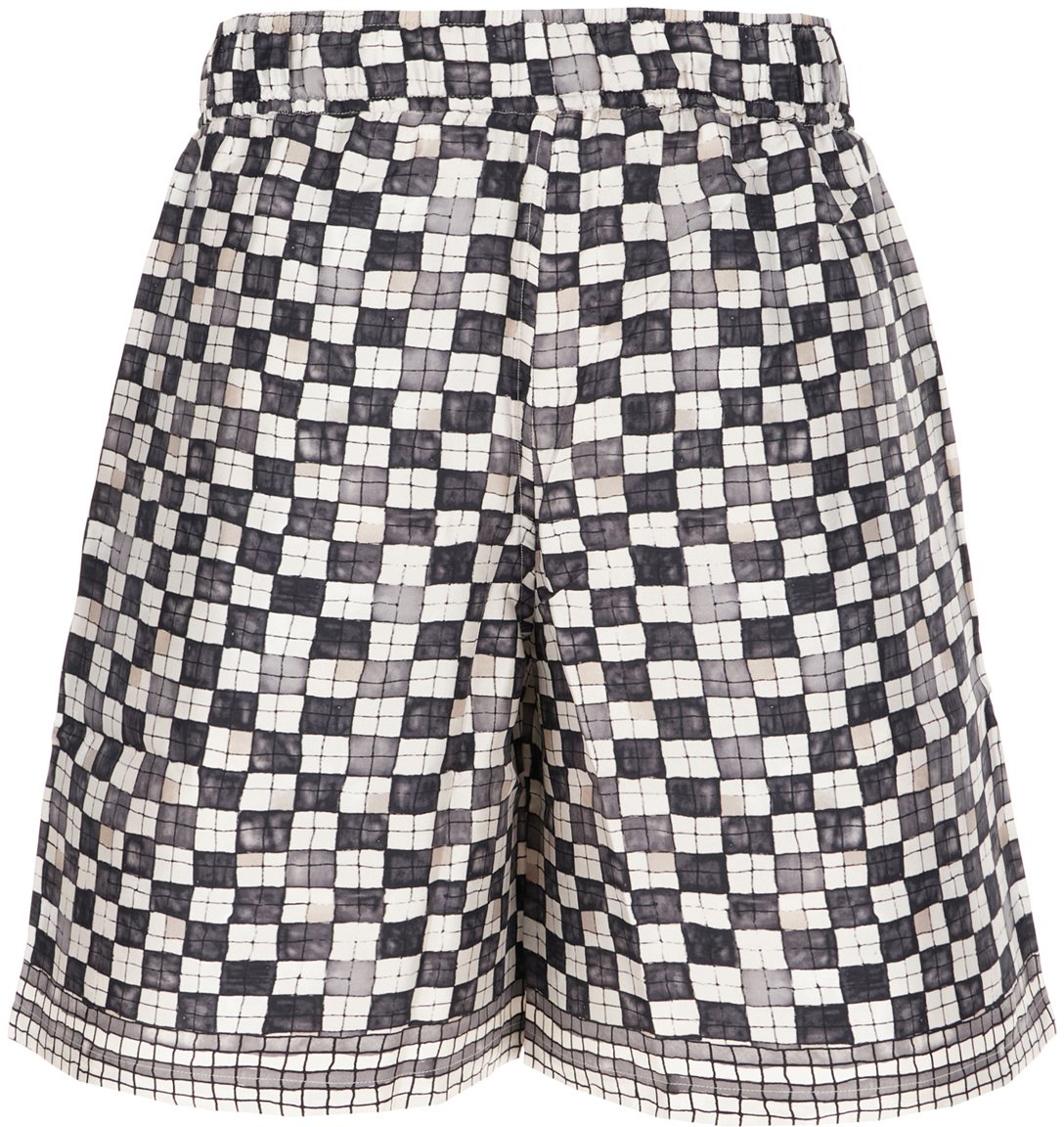 Amiri Amiri Printed silk bermuda shorts Divers