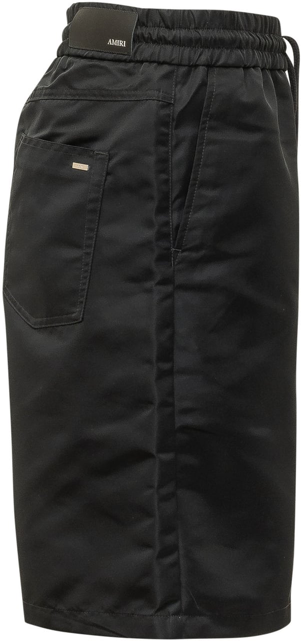 Amiri Shorts Amiri Hollywood con Coulisse e Ricamo Frontale Zwart