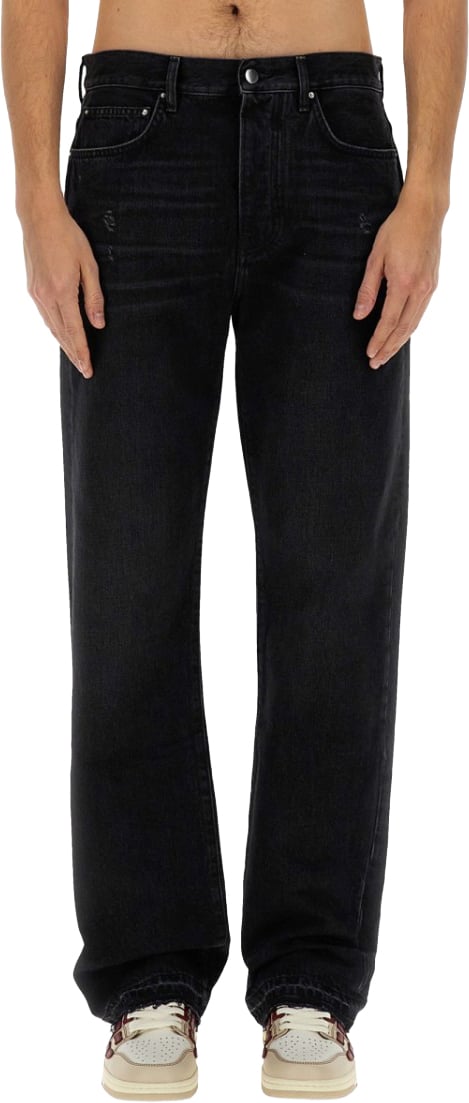 Amiri Classic Black Straight Leg Jeans Zwart