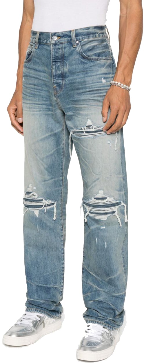 Amiri Jeans Blue Blauw