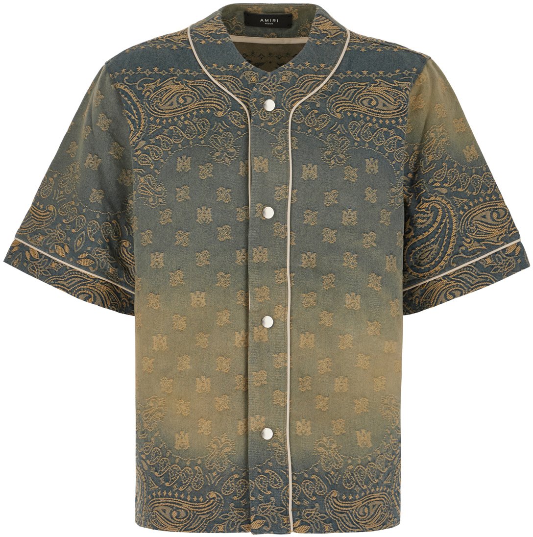 Amiri Amiri Embroidered cotton shirt Divers