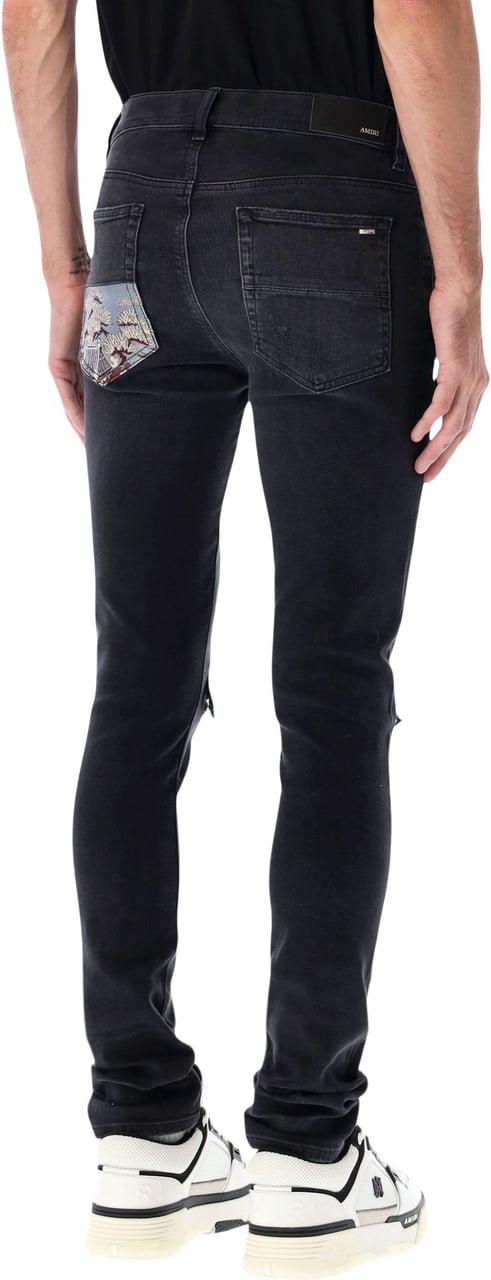 Amiri Crane Mx-1 Denim Dusk Black Zwart