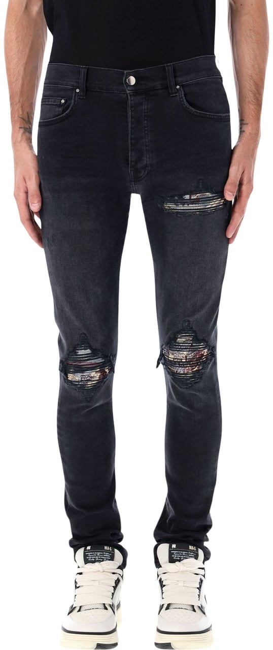 Amiri Crane Mx-1 Denim Dusk Black Zwart