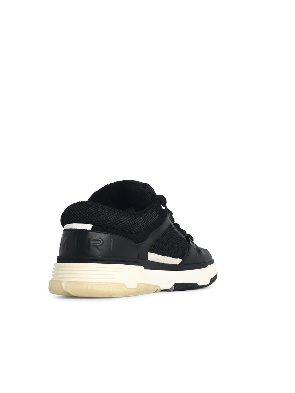 Amiri 'Ma-1' Black Leather Blend Sneakers Zwart
