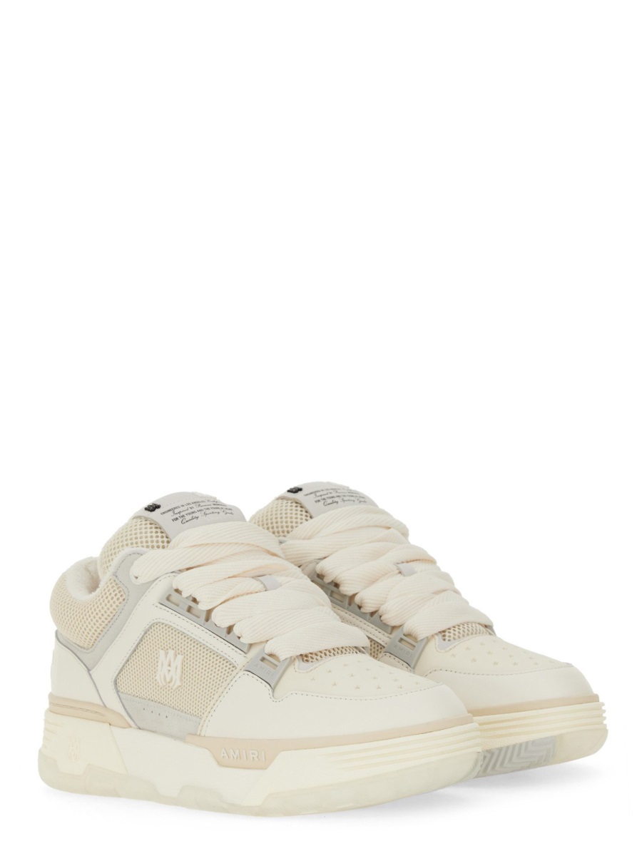 Amiri Ma-1 Smooth Leather Mesh Sneakers Wit