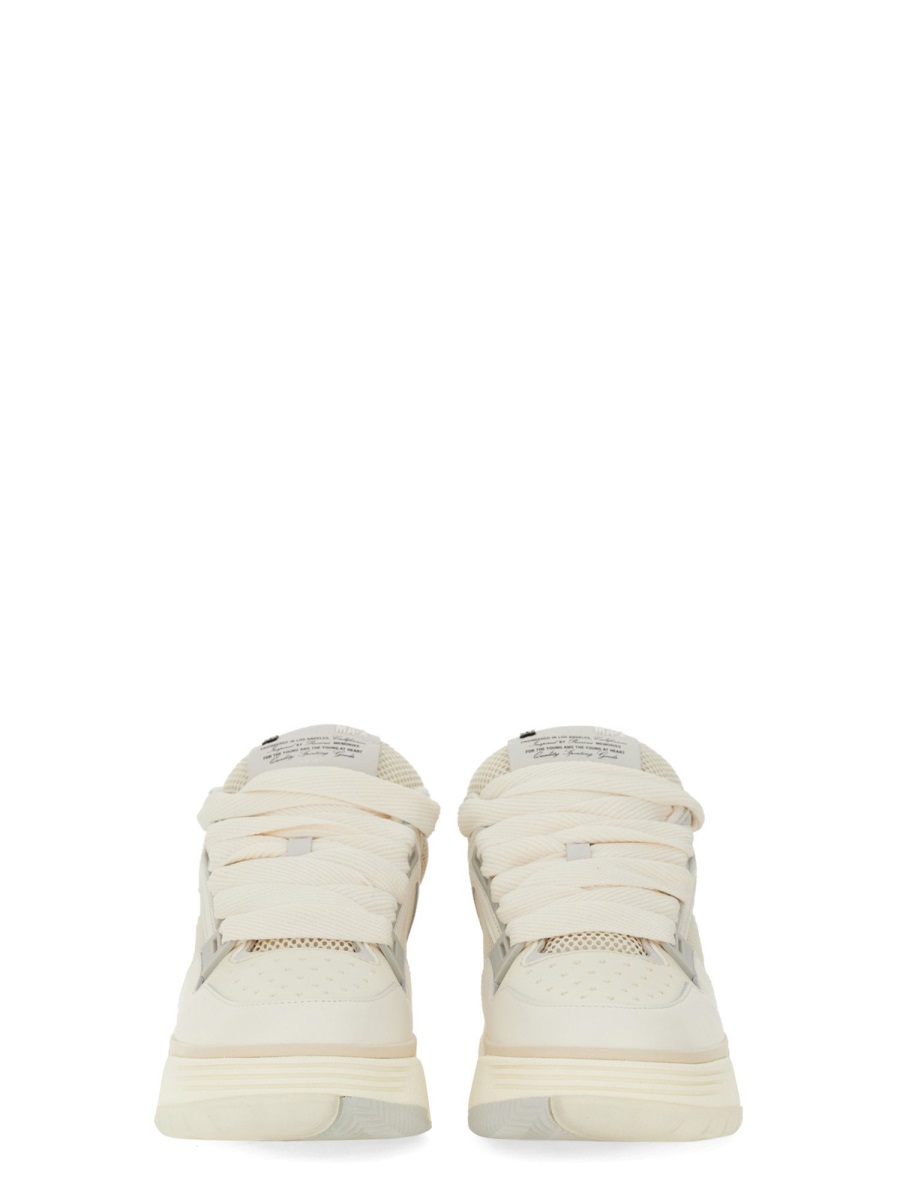 Amiri Ma-1 Smooth Leather Mesh Sneakers Wit
