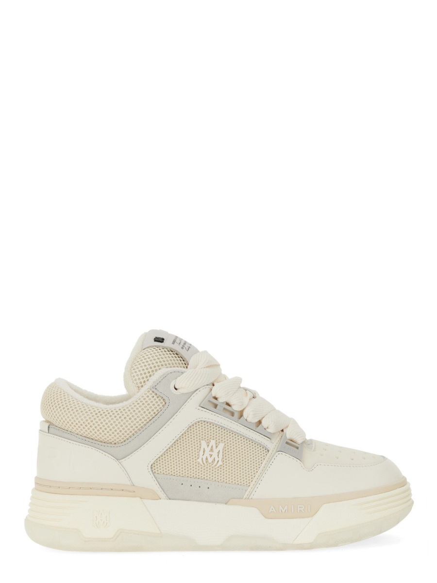 Amiri Ma-1 Smooth Leather Mesh Sneakers Wit