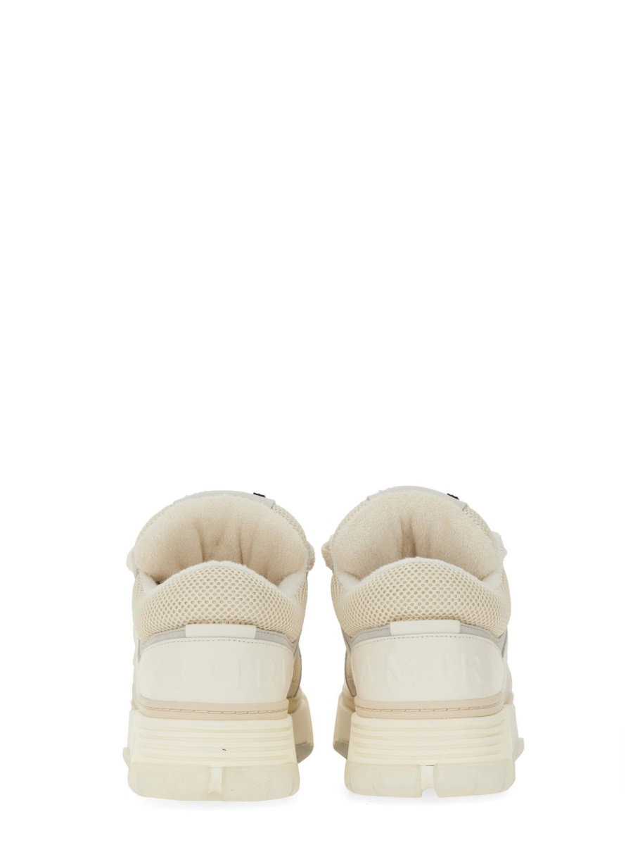 Amiri Ma-1 Smooth Leather Mesh Sneakers Wit