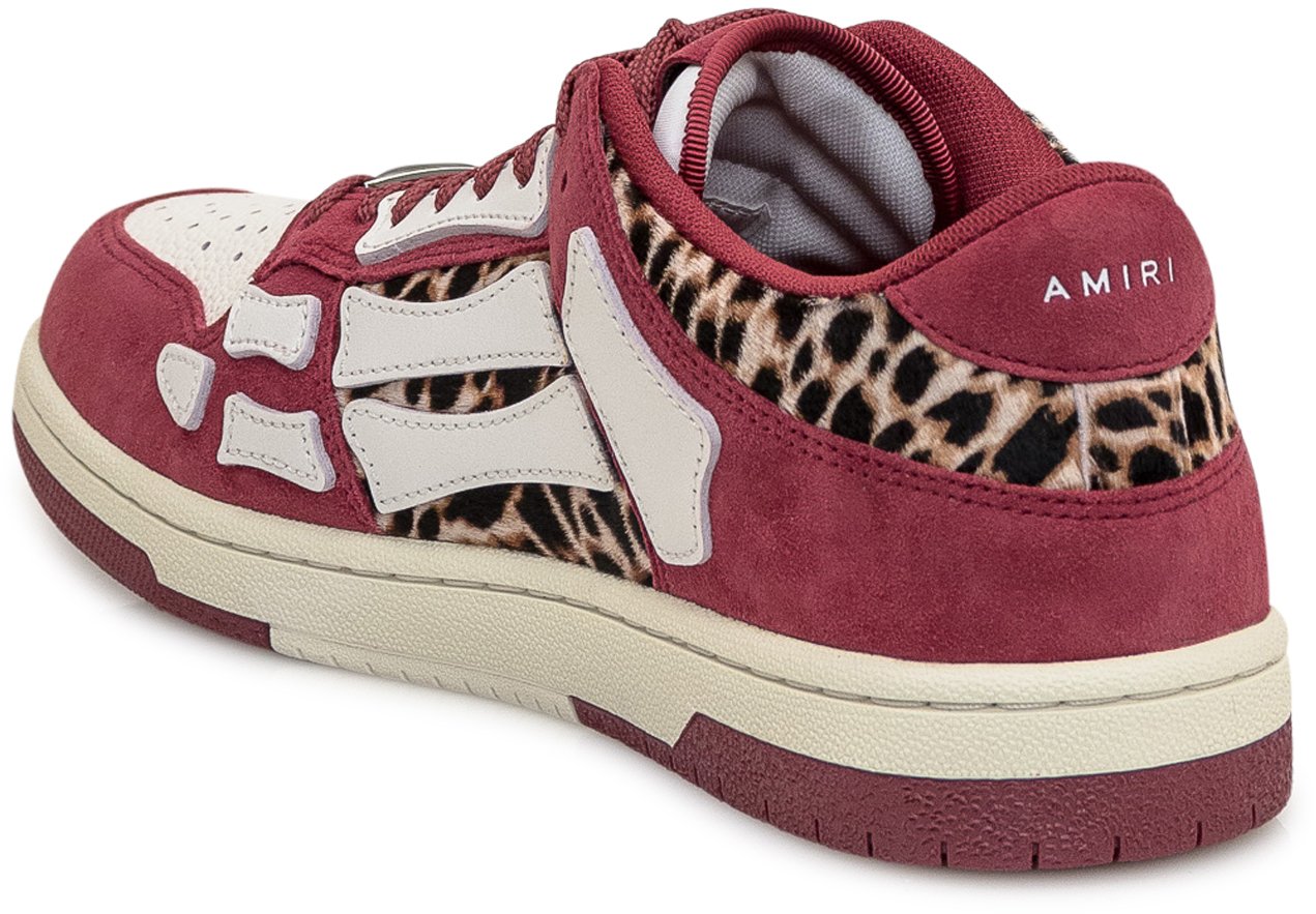 Amiri Sneaker Leopard Skel Top Rood